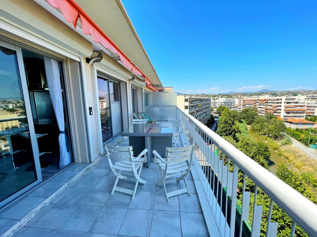 Grand 2P - Vue Mer hallucinante - Terrasse - Parking - Clim - 200m Plage