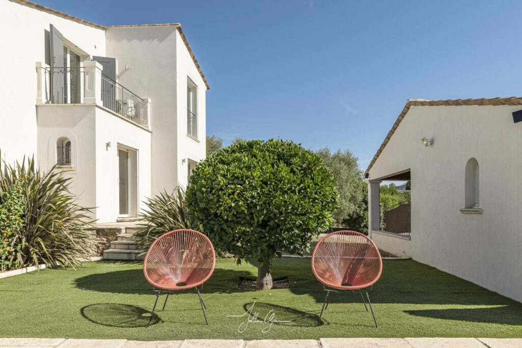 Belle Villa Contemporaine Piscine chauffée Clim Jardin Calme Proche de tout