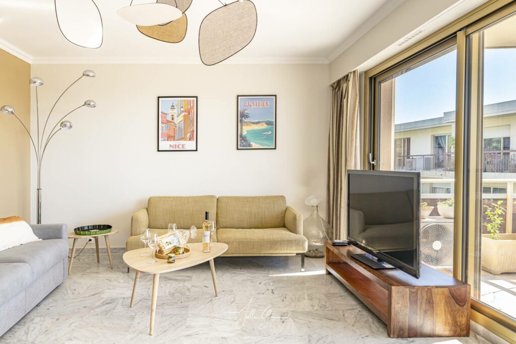 Magnifique 3P terrasse vue Mer 2 ch clim parking garage piscine tennis plancha wifi
