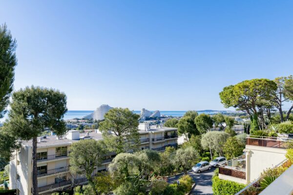 Magnifique 3P terrasse vue Mer 2 ch clim parking garage piscine tennis plancha wifi