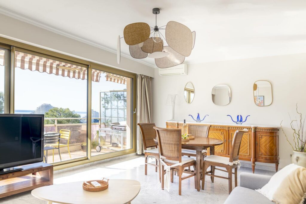 Magnifique 3P terrasse vue Mer 2 ch clim parking garage piscine tennis plancha wifi