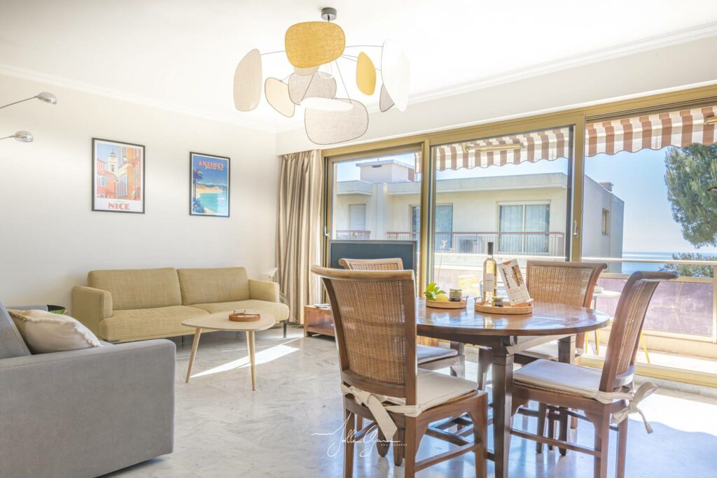 Magnifique 3P terrasse vue Mer 2 ch clim parking garage piscine tennis plancha wifi