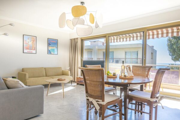 Magnifique 3P terrasse vue Mer 2 ch clim parking garage piscine tennis plancha wifi