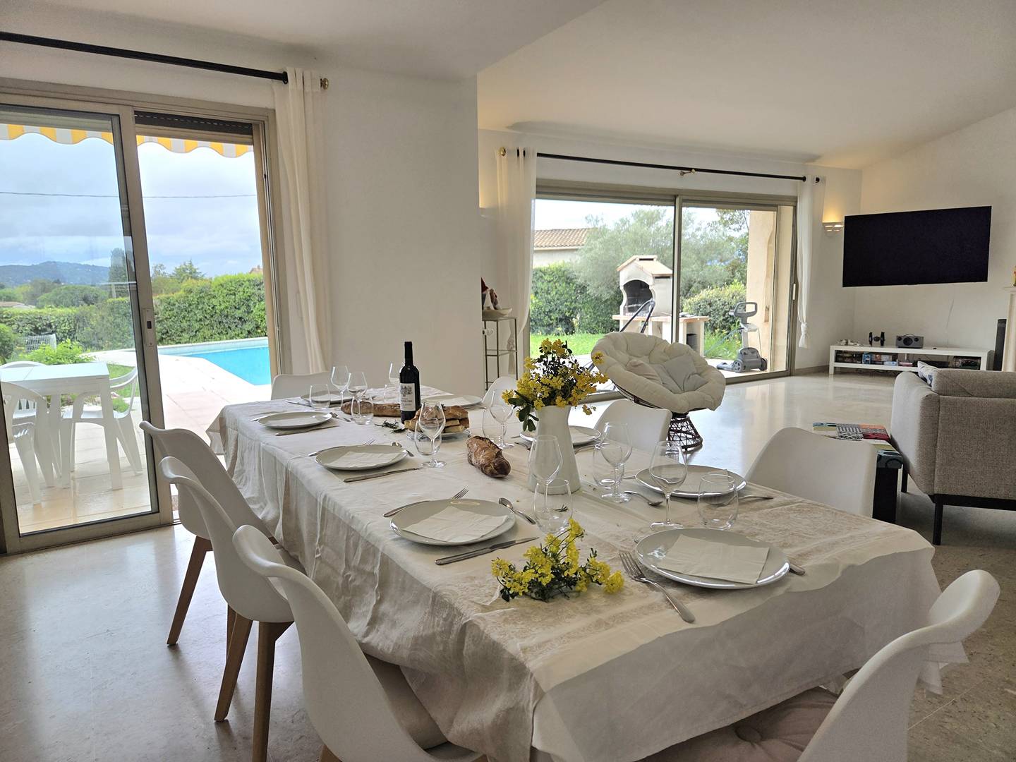 Villa 5P jardin Piscine wifi clim proche village Mouans sartoux et cannes – Image 6